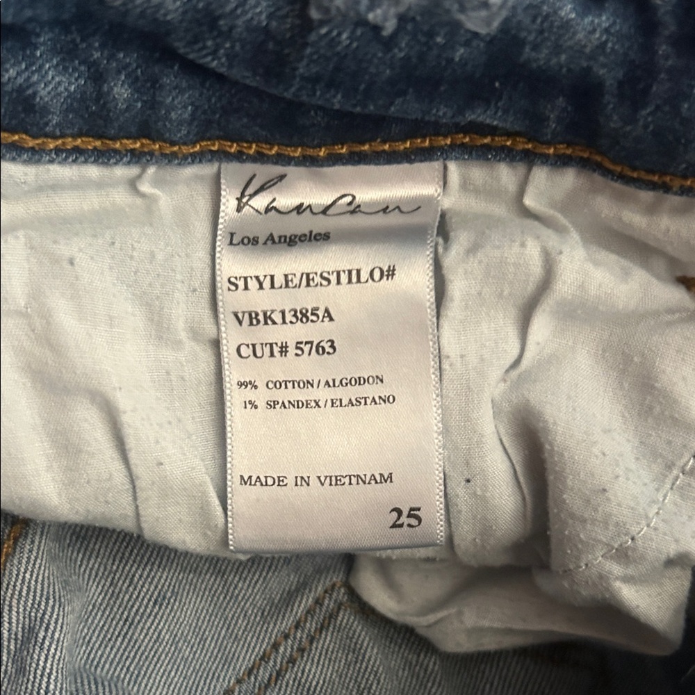 KanCan Faded Blue Ankle Jeans - Picture 4 of 4